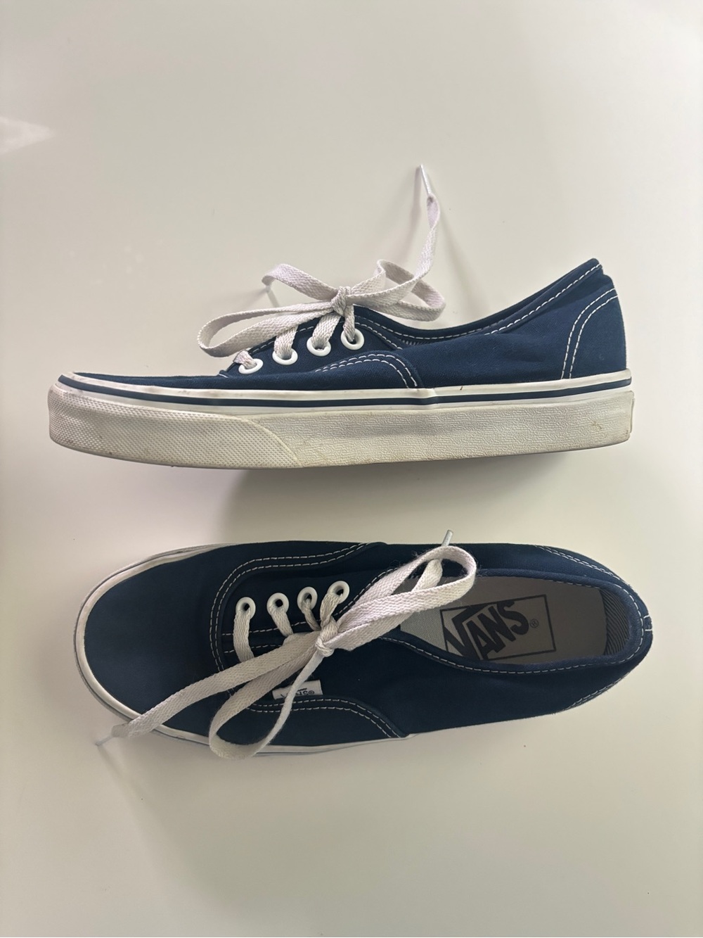 Vans Authentic Shoe in Dress Blues